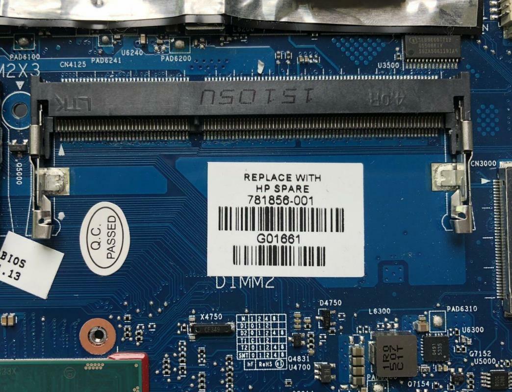 For HP Laptop EliteBook 820 G2 With i5-5300 CPU 781856-001
