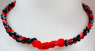 NEW 20" Custom Clasp Braided Sports Yellow Softball Stitch Red