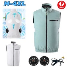 Air Conditioning Vest Fishing Cooling Fans Jacket Summer Outdoor Work Clothes