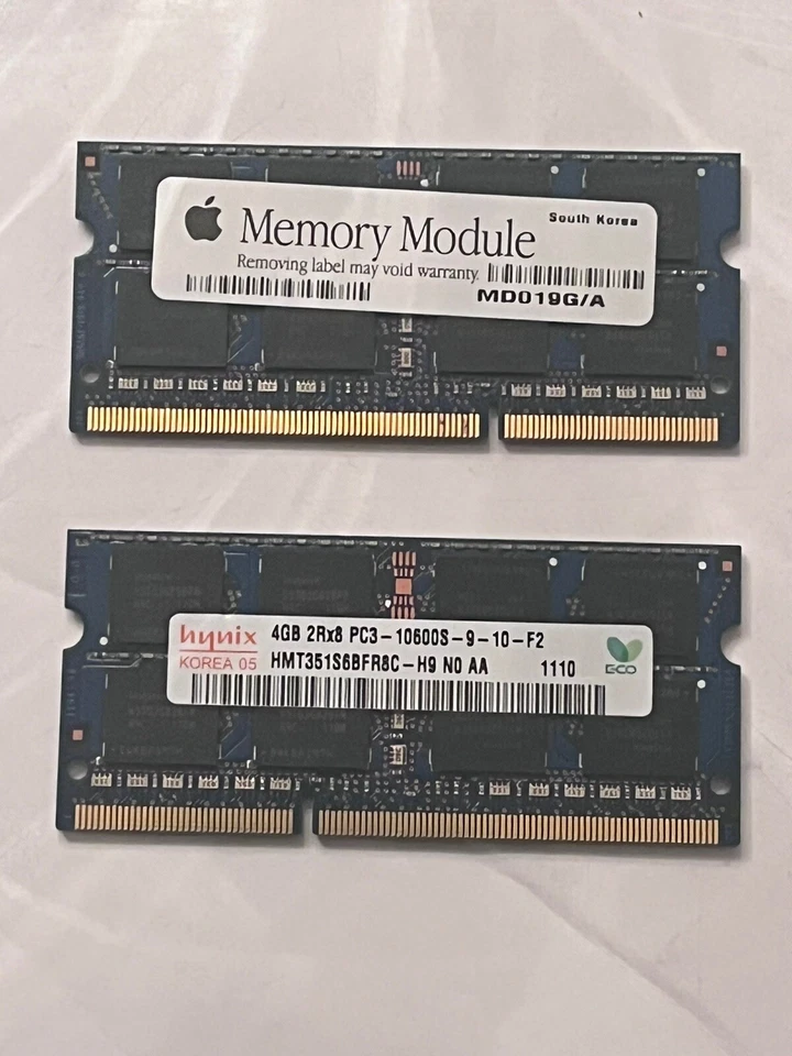 2x 4GB Apple Mac 2012 8GB DDR3 1600MHz PC3-10600S RAM HMT351S6BFR8C-H9 MD019G/A - Image 3 of 4