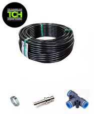 Waterfed Pole Hose 5mm ID Black -Hose Fittings Available - Window Cleaning
