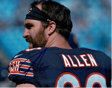 Jared Allen Bears Vikings Autographed Signed 8x10 Photo AMCo COA 20319