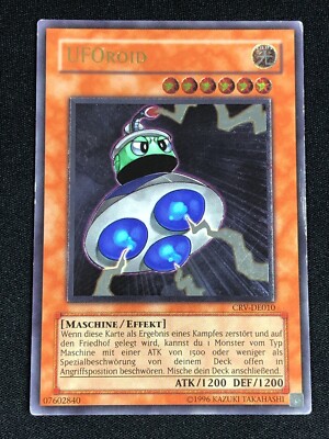YUGIOH UFOROID CRV-EN010 ULTIMATE LIGHT PLAY GERMAN