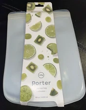 W&P Porter Storage Bag 100% Silicone Reusable Food Storage Bag | 46 oz Flat NEW