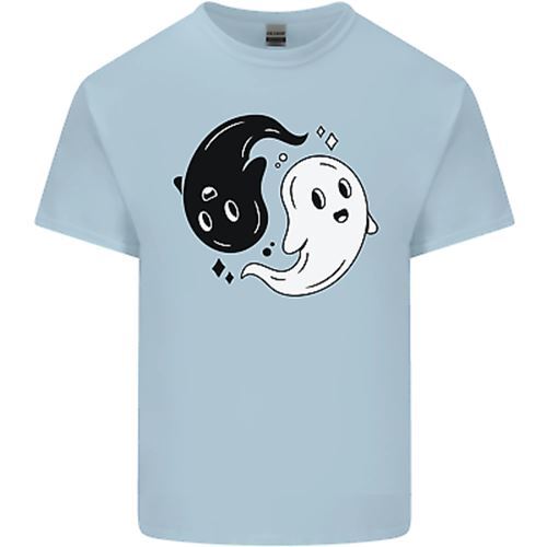 Divertida Camiseta De Halloween Ying Yang De Fantasmas Para Niños Y Niñas - Imagen 12 de 25