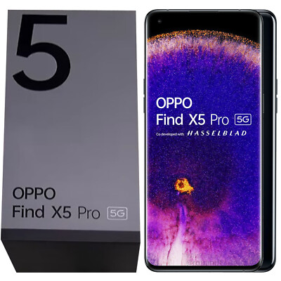 BNIB OPPO Find X5 Pro Dual-SIM 256GB + 12GB Black Factory Unlocked 5G GSM
