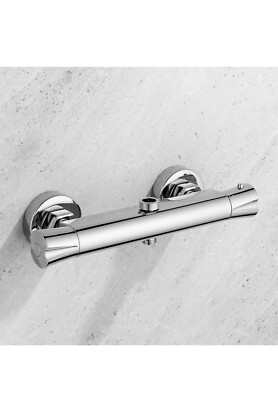 Brausebatteriestange 2 Ausgänge, Stabmischer Dusche mit 3/4'' G oben Auslauf 1/2'' G 
