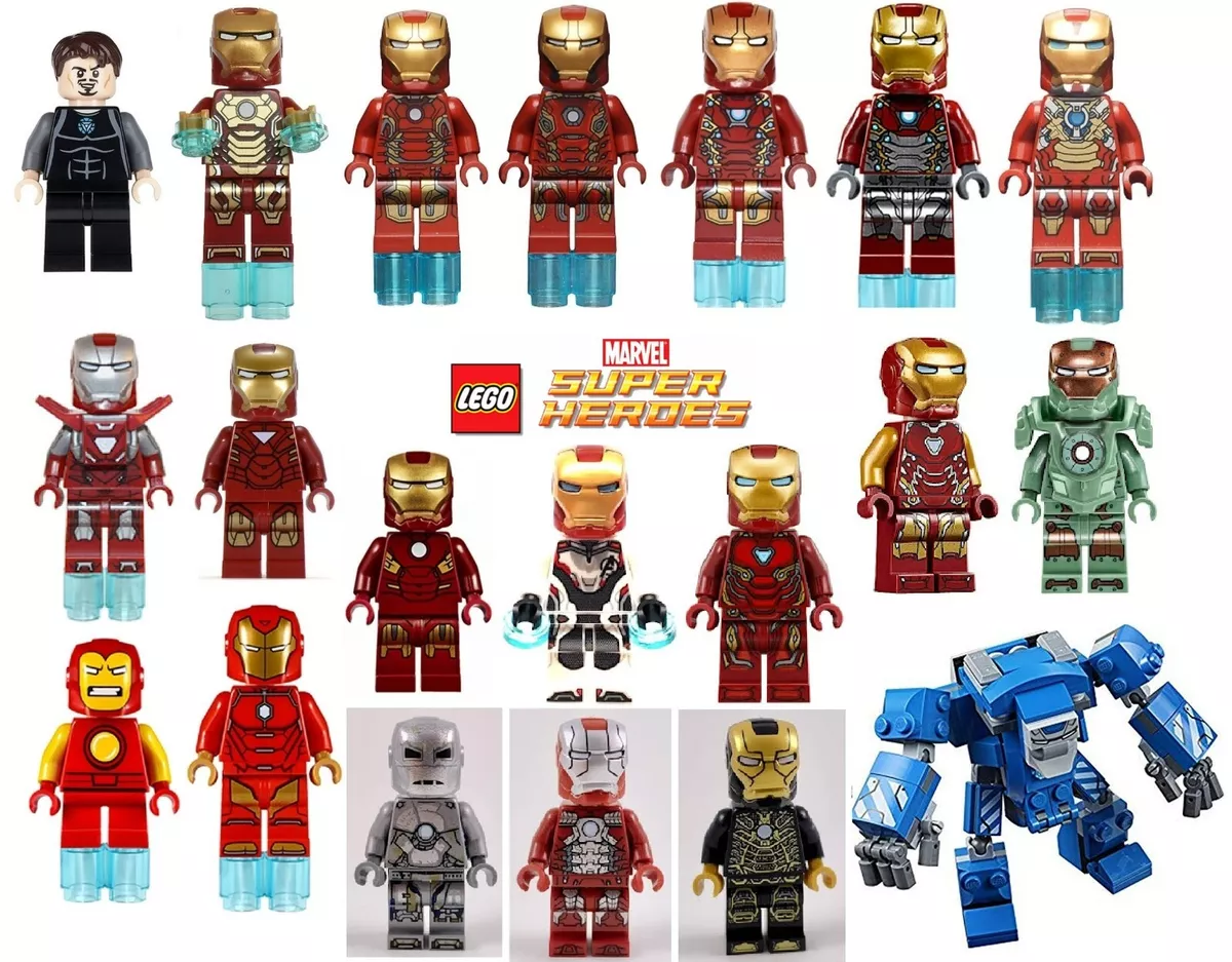 This LEGO Marvel build may have every Iron Man minifigure