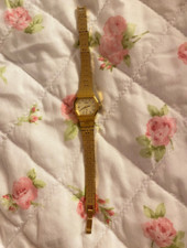 Orologio donna piccolo vintage antico Citizen quarzo anni 70/80 retrò tono oro