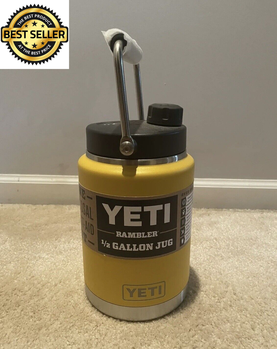 YETI Rambler ALPINE YELLOW 1/2 Half Gallon Stainless Steel Jug W 