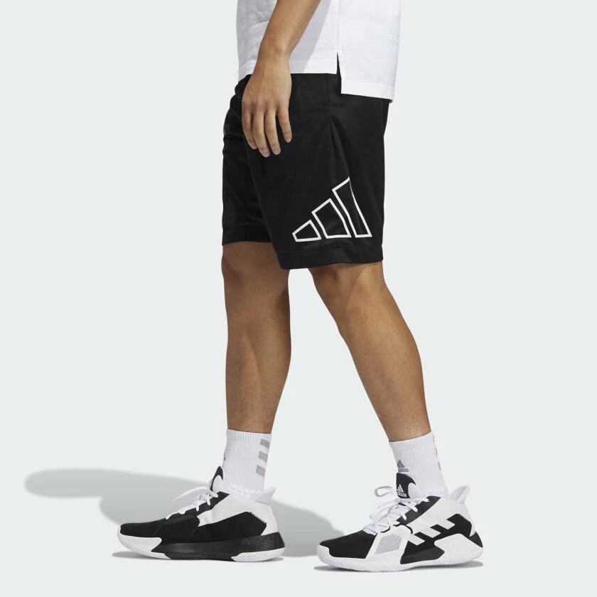 adidas Big Logo Shorts Mens Basketball GT3018