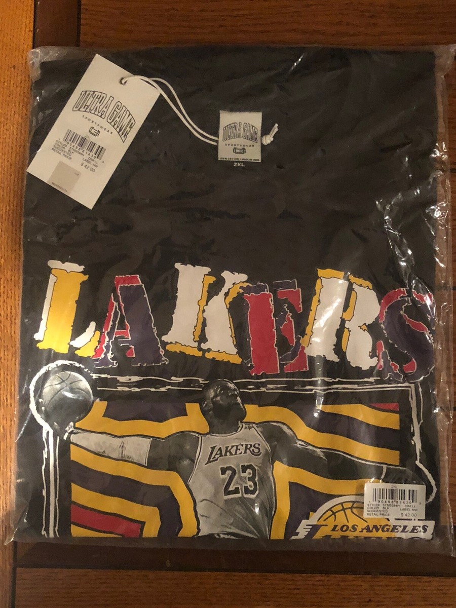 しゃつ NEW DS Ultra Game 2019 L.A. Lakers LEBRON JAMES T-Shirt XXL