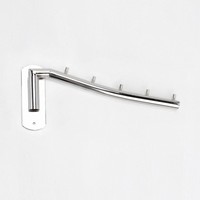 Stainless Steel Clothes Swing Hanger Arm Holder Hook Shineme Rotating Wall Mo... on sale Stainless Steel Clothes Swing Hanger Arm Holder Hook Shineme Rotating Wall Mo... on sale