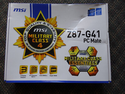 MSI Z87-G41 PC Mate Intel Z87 Motherboard with CPU