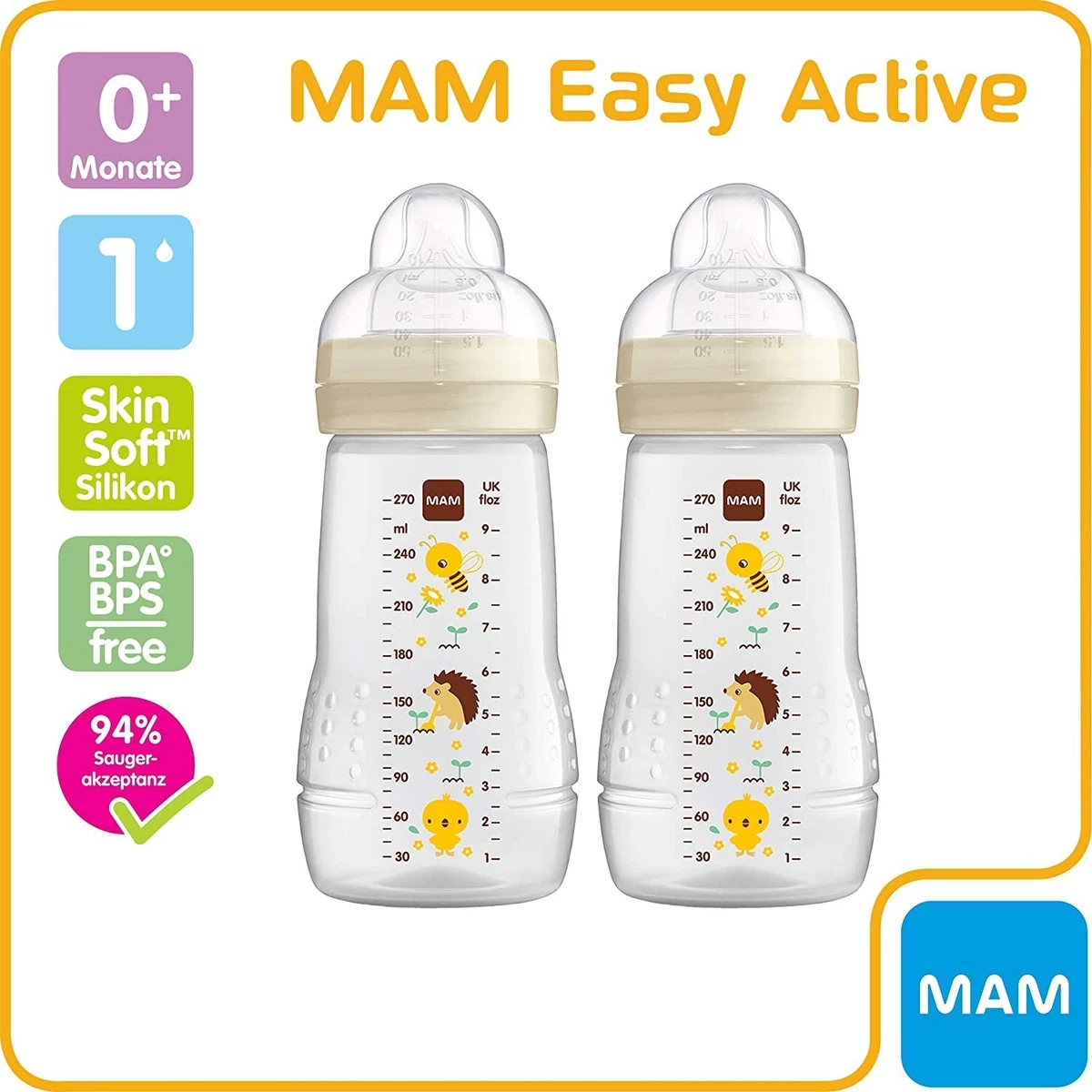 Mam 270ml bottles sales