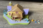 Vintage Bluebird Polly Pocket Disney Minnie's Surprise Party House Set- Figures