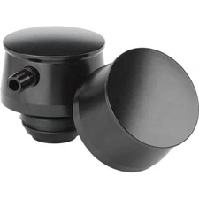 BILLET SPECIALTIES Breather Valve Cover 1-1/4in VC Hole Black