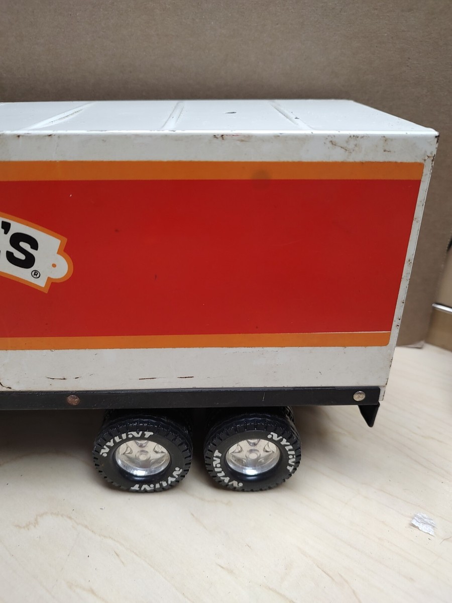 Vintage Nylint Pressed Steel Smucker's Strawberry Truck
