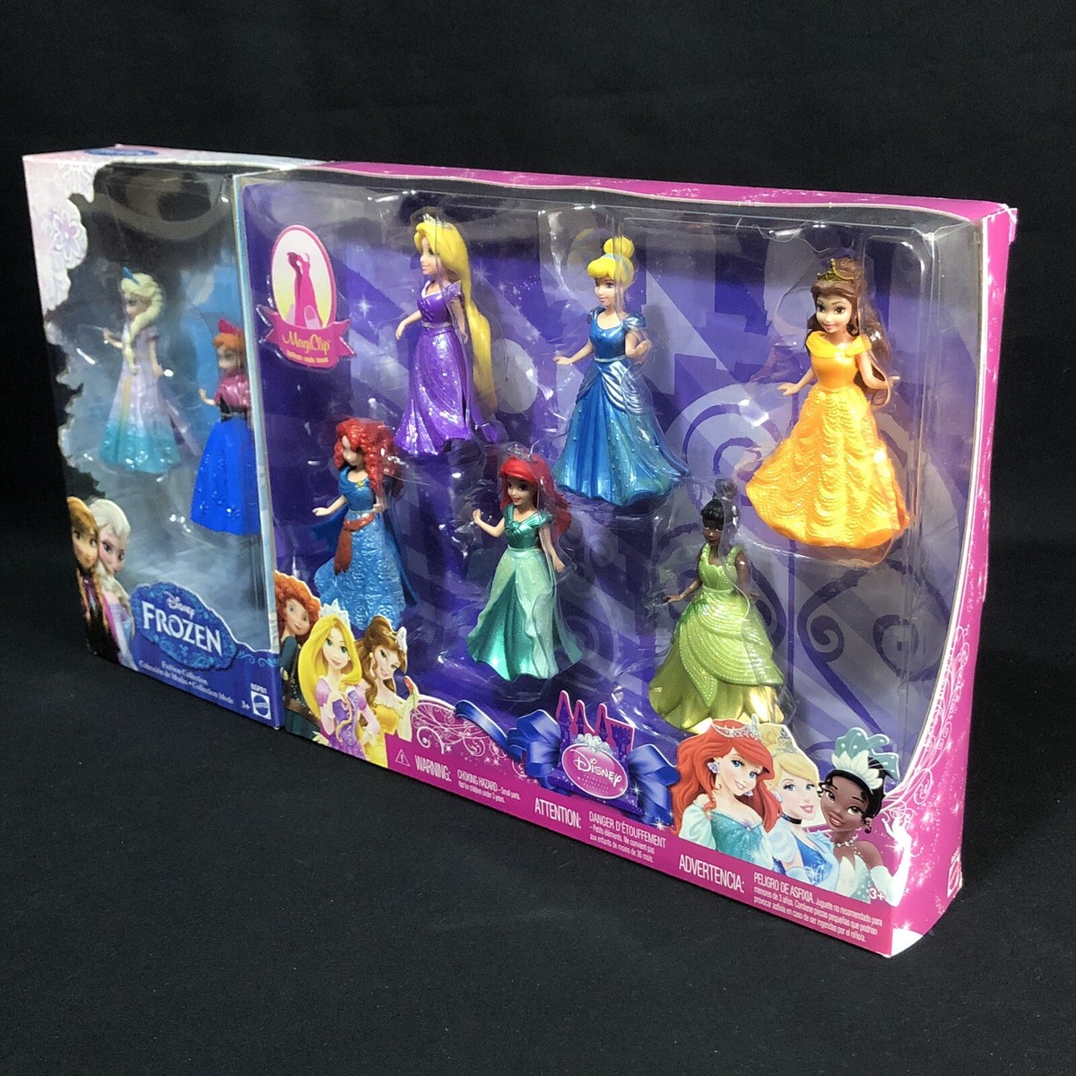 Matel DISNEY Princess Magic Clip 8 with Ana&Belle, Merida, Anna