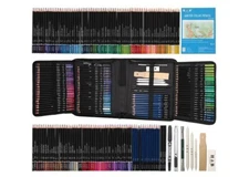 Drawing and Sketching Colored Pencils Kit 145PCS, Professional Art Supplies P...