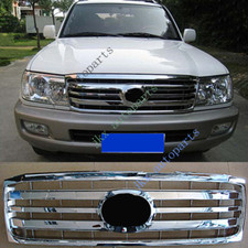 For Toyota Land Cruiser Lc100 Fzj100 Uzj100 2006-2007 Chrome Front Bumper Grille For Toyota Land Cruiser Lc100 Fzj100 Uzj100 2006-2007 Chrome Front Bumper Grille