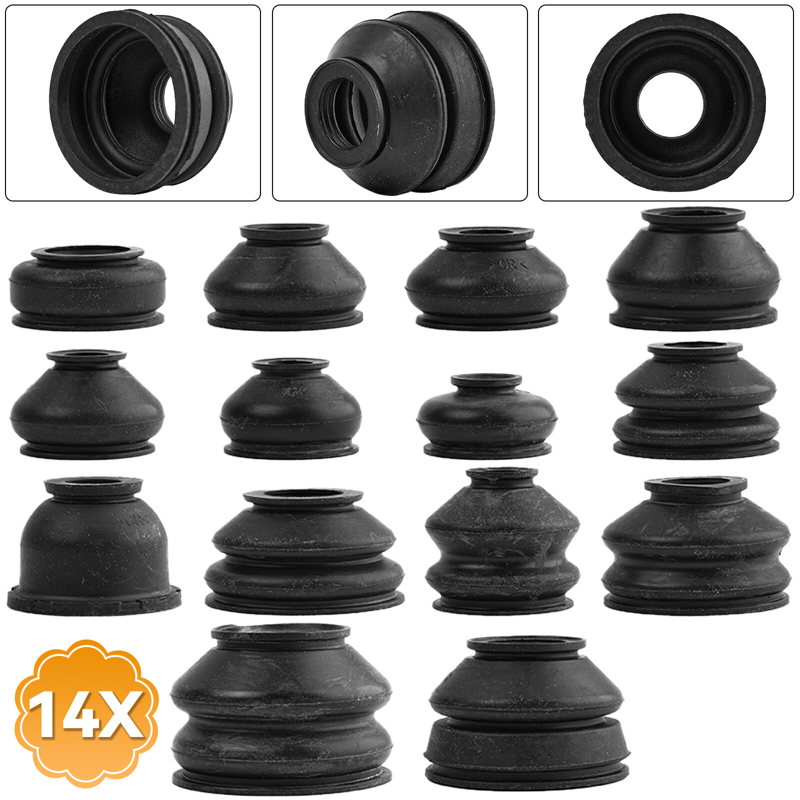 Universal Rubber Tie Rod End Ball Joint Dust Boots Dust Cover Boot ...