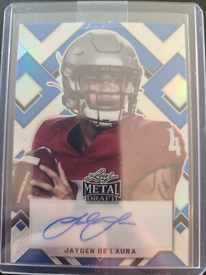 2022 Leaf Jayden De Laura Rookie Auto Arizona Wildcats/ Texas St 
