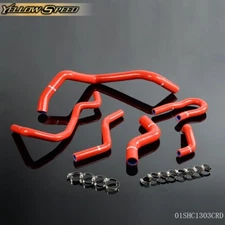 Fit For Honda Civic 1.6L SOHC D15 D16 EG EK 92-00 Red Silicone  Radiator Hose