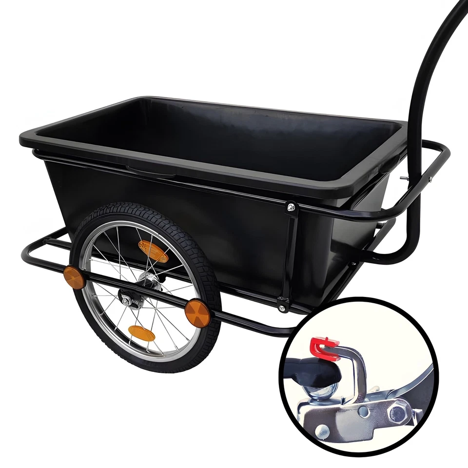 Red Loon 2in1 Fahrradanhänger Handwagen Lastenanhänger Transportanhänger Hänger