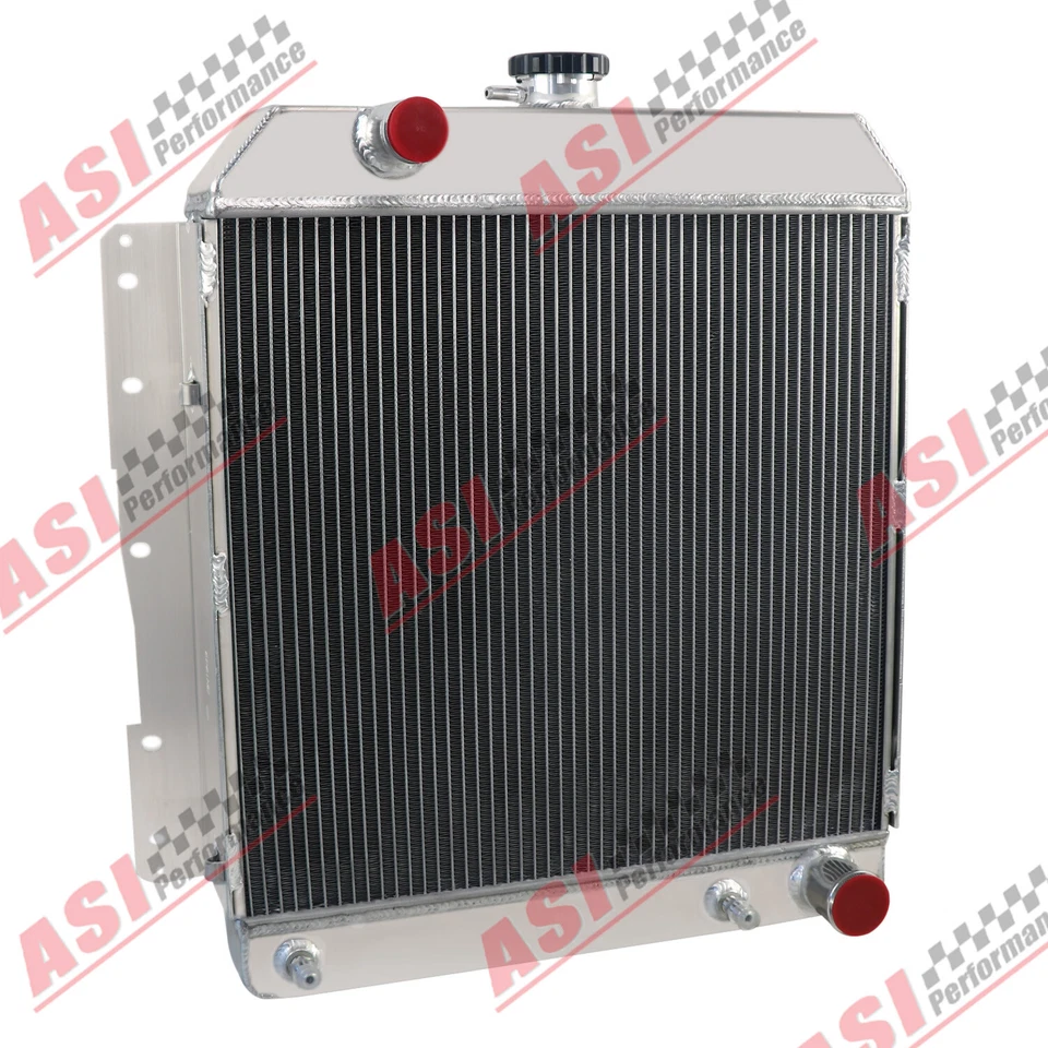 3 Row Aluminum Radiator For 1958 Chevrolet Impala Bel Air Biscayne 3.8,4.6 5.7L Foto 4 de 4