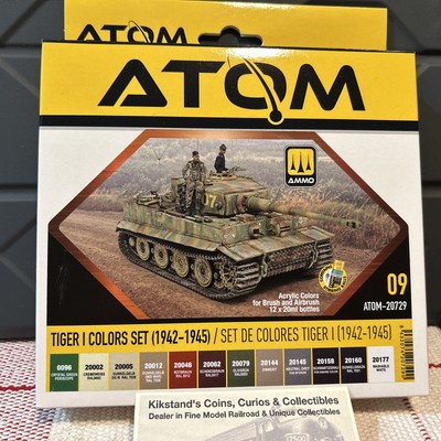 MIG Jimenez Premium AMMO - ATOM-20729 German Armor Tiger I Colors Set - New!