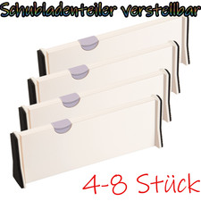 Schubladenteiler Verstellbar Schubladentrenner Organizer Schubladeneinsatz