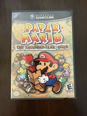 Paper Mario: The Thousand-Year Door (Nintendo 2004) Black Label CIB Clean Disc