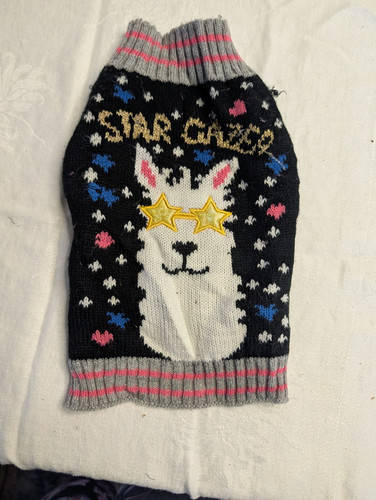 Vibrant Life Stargazer Dog Sweater size xs