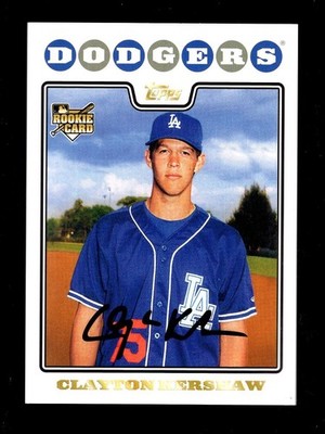 2016 TOPPS ARCHIVES GREEN BACK CLAYTON KERSHAW RC REPRINT 20/150 DODGERS