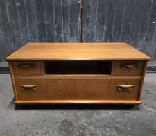 G Plan Mid Century Retro Vintage Teak Compact Sideboard Media Cabinet