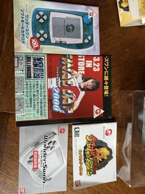 WonderSwan CHOCOBO Console Only SW-001 Bandai Tested Working Japan