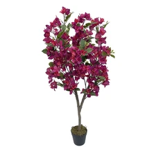 3.94FT Artificial Bougainvillea Tree with Branches Artificial Tree for Photograp