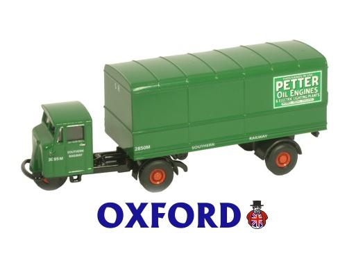 Oxford 76MH008 Mechanical Horse Box Trailer - Southern Railway 1:76 Scale
