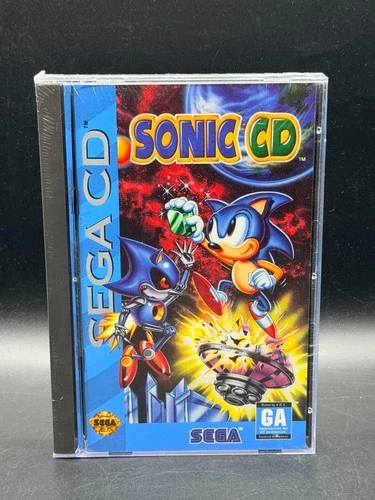 Sonic CD Sega CD Jewel Case Longbox Factory Sealed New Authentic