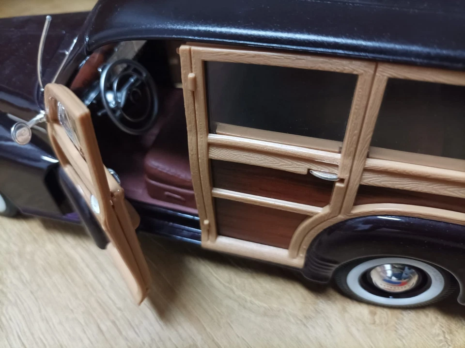MODELLINO AUTO CHEVY FLEETMASTER 1948 - 1:18 - EDICOLA - Immagine 2 di 4
