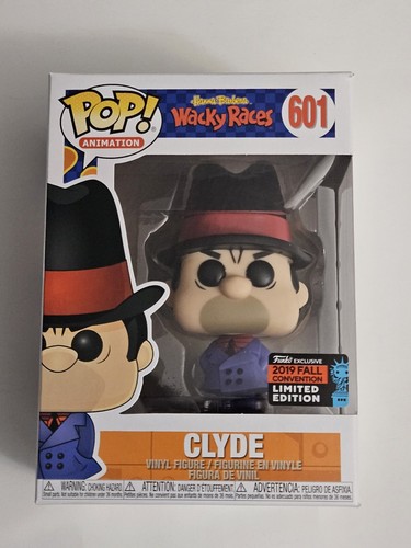 Funko Pop! Animation Hanna Barbera Wacky Races CLYDE # 601 Vinyl Figur Gewölbt