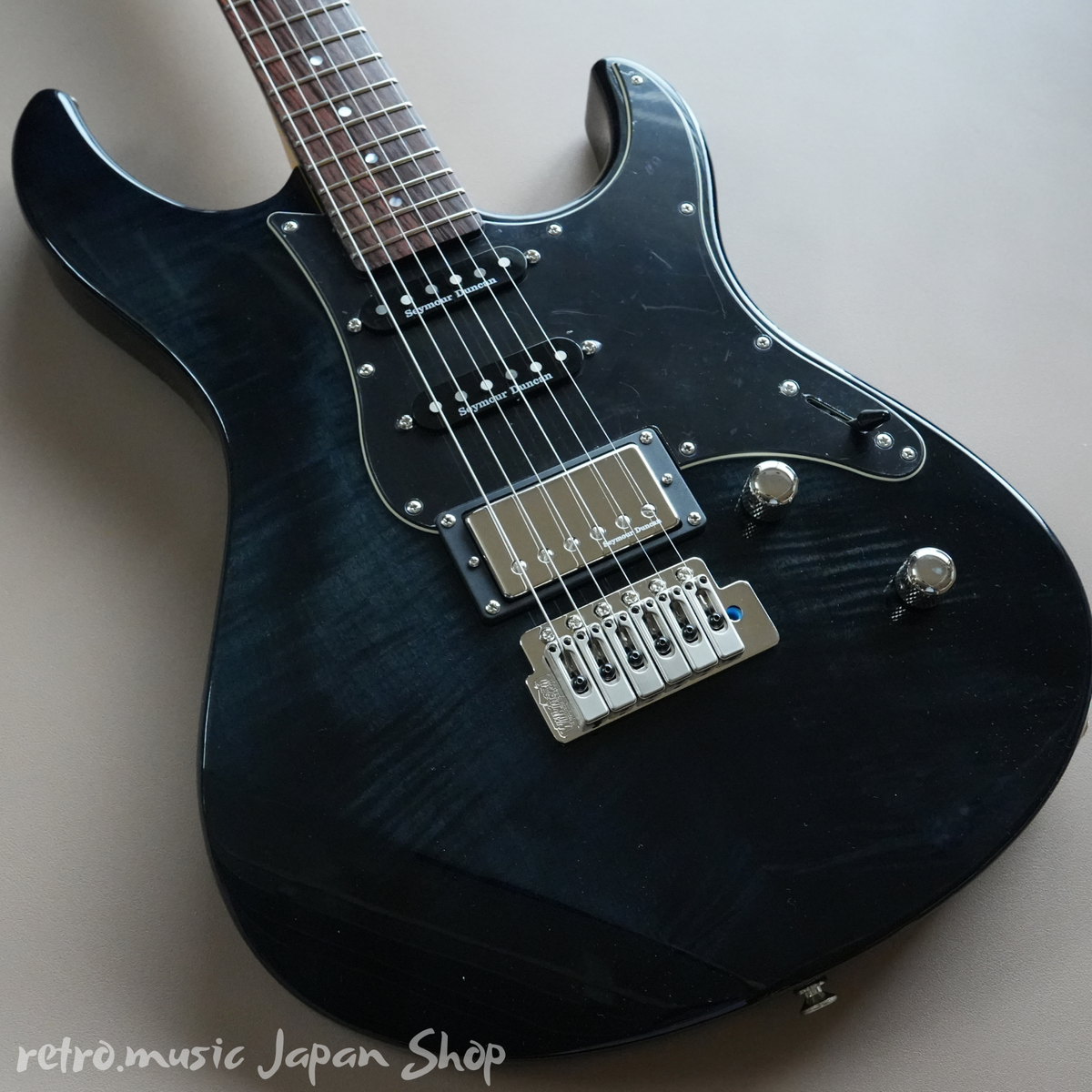 Yamaha Pacifica PAC612VIIFM TBL Translucent Black Flame Maple