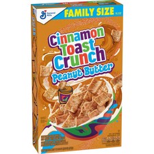 Cinnamon Toast Crunch Peanut Butter Family Size Cereal, 19.3 oz
