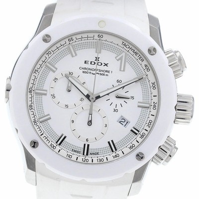 Edox Chronoffshore 1 10221-3B3-B Quarz Chronograph Herren gebraucht aus Japan