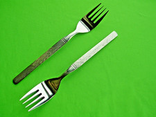 FREE POSTAGE ONEIDA 18/8  HIGHLAND WOOD 177mm FORKS SOLD INDIVIDUALLY ey a1