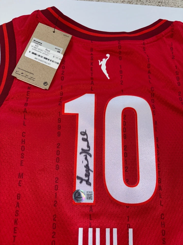LEXIE HULL SIGNED INDIANA FEVER NIKE REBEL SWINGMAN JERSEY WNBA STANFORD BAS - Image 2 of 4