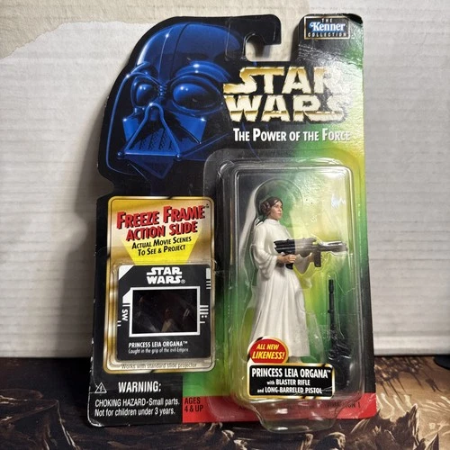 PRINCESS LEIA ORGANA STAR WARS POWER OF FORCE FIGURE FREEZE FRAME KENNER 1997