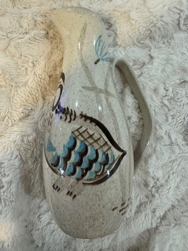 New Bob White Pottery Red Wing 60 oz Pitcher Excellent Condition