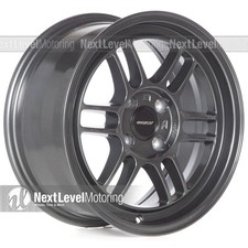 Circuit Cp37 15x7 4x100 28 Gun Metal Wheels Rpf1 Style Fits Mazda Miata Bmw E30